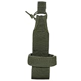  Fleto - Bolsa táctica para Botella de Agua Militar Molle Kettle Carrier Cinturón para Senderismo Camping Running, Army Green-500ML
