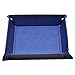Produktbild FOONEE Dice Rolling Tablett, Leder Würfel Zusammenklappbar PU Tray für RPG, DND und Andere Tisch Spiele – Blau blau
