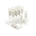 CHIC*MALL 12PCS Mini 5ml Glass Refillable Perfume Empty Bottle Atomizer Pump Spray