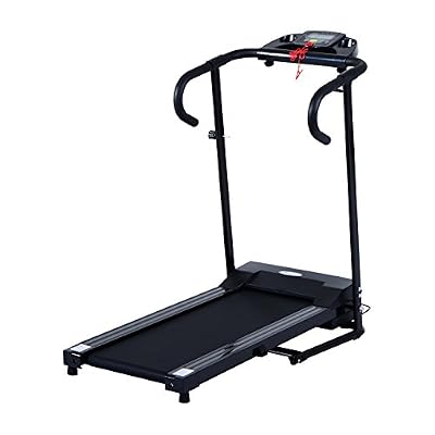 Homcom Tapis roulant de course électrique pliable programmable 123 x 62 x 117 cm noir 30