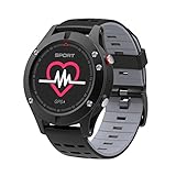 presion de sangre sistolica RELOJ DE MUÑECA A PRUEBA DE AGUA: protege su reloj cuando se lava las manos, nada al nadar o queda atrapado en la lluvia. Rastree y comparta su actividad diaria, y obtenga la motivación que necesita para alcanzar sus metas.