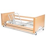 The Encore Classic Low Beech Electric Profiling Hospital/Care Bed