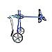 Produktbild MOIMK Haustier-Rollstühle, Hunderoller, Aluminiumlegierung Ultraleichte Behinderte Und Gelähmte Hund Katze Hilfsdind Beine, Beinübungen,Blue,XS
