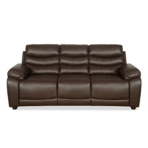 @home by Nilkamal Beauty Three Seater Sofa (Chocolate) RS.24500 (62.00% Off) - Amazon