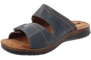 inblu Ciabatte Uomo Estivi a Strappo Pantofole da Estate per Casa Mare Spiaggia Scarpe Slip on Sandali Comodi in Vera Pelle Morbido