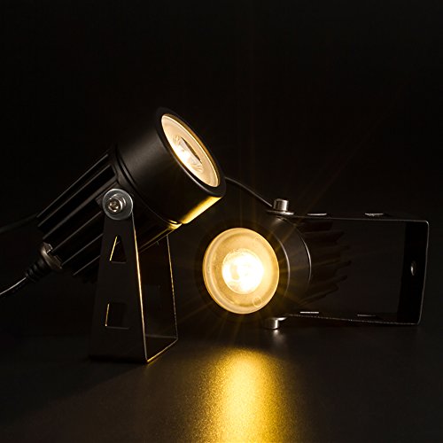 Liqoo® LED Solarleuchte Mini Solarlampe mit 2er Spotlight Solarbeleuchtung Gartenleuchte Wasserdicht IP65 für Outdoor Flur LED Solarstrahler - 3