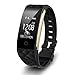 Produktbild Bluetooth Armband Fitness Aktivität Armbänder Uhr Tracker Smartwatches Wasserdichtes 0.96 Zoll Touchdisplay Armbandes mit Puls-Monitor und Fahrrad-Reiten Modus Musikplayer-funktion kompatibel Systemvorraussetzungen IOS 7.0 / Android 4.3 und darauffolgende Versionen.