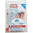 Dispovan Insulin Syringe 1 ml iu 40 with fine needles | 60 pcs | 6 packs ( 10pcs/pack)