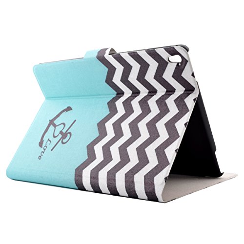 iPad pro 9.7 Hülle,iPad pro Case – Felfy PU Ledertasche Luxe Bookstyle Flip Standfunktion Magnetverschluss Ledertasche Muster Eule Elefant Möwe Schmetterling Bunte Malerei Retro Painted Abdeckung Schutzhülle Ablösbar Handliche Case Tasche Etui für iPad pro 9.7 Zoll (Anchors) + 1 x Schwarz Stylus + 1 x Dust Plug - 4