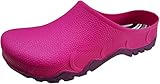 Gummiclogs gibra® Gartenclogs Clogs für Garten, Haus und Hof, pink, Gr. 39/40
