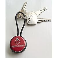 Astra Bier Rotlicht Schlüsselanhänger / Upcycling / Hamburg / Bier Anhänger