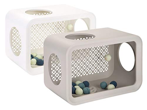 Beeztees Katzenwürfel mit Dune 49 cm, Grau