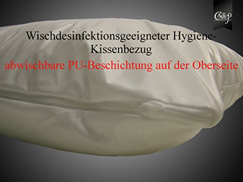 Wischdesinfektionsgeeigneter Kissenvollbezug mit Reißverschluss verschiedene Größen von Castejo Encasing Kissenschutz, Nässeschutz, Pflege, Krankenhaus, Inkontinenz, Schutzhülle CA2085K
