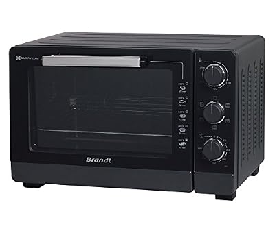 Brandt FC405MB Mini Four Posable Multifonction Mécanique Anthracite 40 L 2100 W