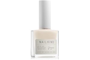 NAILKIND Off White Nail Polish - Cashmere Kiss - Classic - Nude finish Nail Varnish - Vegan Nail Lacquer + Peta Certified + Cruelty Free - Quick Drying & Long Lasting - Chip Resistant Manicure - 8ml