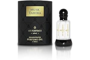 MY PERFUMES Almizcle Tahera blanco 12 ml para una purificación después del periodo de la Menstrual, almizcle halal para mujer, perfume árabe 100% aceite. Para una sensación de frescor y comodidad.