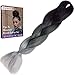 Produktbild Emmet Jumbo Braids-Premium Qualität 100% Kanekalon Braiding Haarverlängerung Volle Synthetik Haar Ombre 24Inch 1Pc / lot Hitzebeständig, lange Zeit mit-37 Farben 2Tone & 3Tone, Garantie 1 Woche ändern oder Rückerstattung (Farbe 30)