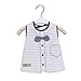 Cool Boy Waterproof Baby Feeding Clothes Saliva Towel Baby Bibs, Beige