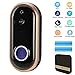 Produktbild JXWWN Ring Video Doorbell | Video Türklingel 1080p HD-Video, Gegensprechfunktion, Bewegungsmelder, WLAN, Satin Nickel.