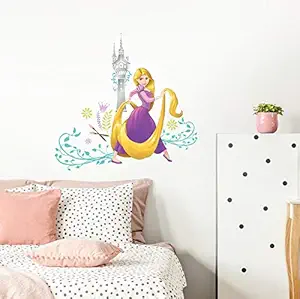 Asian Paints Wall-Ons, Rapunzel Magic Hair Decal, PVC Vinyl Decorative Wall Stickers for Kids Room, UV Printed, Eco-Solvent Ink, DIY Removable Peel and Stick, Covers H 2.2 ft x W 1.4 ft, Home D?cor
