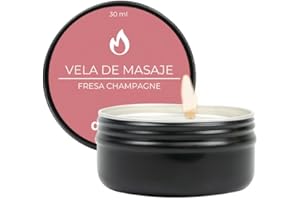 Diversual Vela de Masaje Aromática 30 ml (Fresa y Champagne)