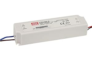 MEAN WELL LED power supply 60W 12V 5A ; MeanWell, LPV-60-12 ; Switching power supply