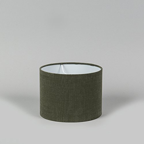 QAZQA Modern Polyester Lampenschrirm 20/20/15 Zylinder Moos-grün , Rund gerade Schirm Pendelleuchte, Schirm Stehleuchte, - 4