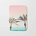 Produktbild Pzeband Modern California Vibes Pink Sky Blue Seascape Tropical Palm Tree Beach Photography Doormat Bath Door Mat (15.7" x 23.6" Inches)