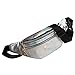 Produktbild CHIRORO Frauen Bauchtasche Glitzer Laser Sport Hüfttasche Crossbody Rucksack Schultertasche Klein Umhängetaschen Wandern Camping Laufen Runner Sporttasche Sporttasche,Silber