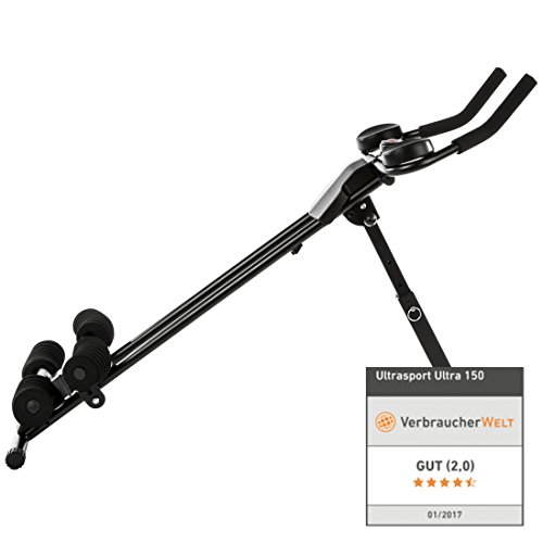 Ultrasport Bauchtrainer Ultra 150 Curved, Fitness Power AB Trainer, faltbar – multifunktionelle Bauchmuskeltrainingsstation für Muskelaufbau und Gewichtsreduktion - 2