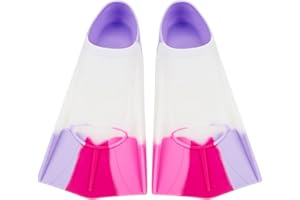 LYPPUL Palmes De Natation Courtes en Silicone, Palmes Courtes pour Enfants Taille 27-29, Palmes De Natation pour Enfants, Palmes EntraîNement Courtes, Palmes PlongéE pour Sports Nautiques
