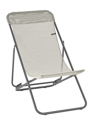 spécifications Lafuma LFM2764-8548 - Chaise longue, Pliable et réglable, Transatube 2, Batyline, Couleur: Seigle - 94 x 56 x 83 cm
