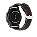 Price comparison product image MroTech 22mm Genuine Leather Strap Compatible for Samsung Gear S3 Frontier/Classic, Galaxy Watch 46mm,Huawei Watch 2 Classic/Watch GT,Amazfit Pace,Zenwatch 2 Replacement Band (Coffee, Extra Large)