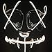 Produktbild AlamoYY Halloween EL Lumineszierende Grimasse Maske LED Leuchten Maske Kaltlicht Maske Scary Leuchtende Maske Für Festival Parteien