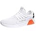 Produktbild SHE.White Atmungsaktiv Herren Damen Leicht Laufschuhe Sportschuhe mit Gedämpfter Sohle Turnschuhe Mid-Top Sneaker Unisex Erwachsene 39-44