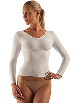 FarmaCell 143 Massierendes Unterhemd aus Mikrofasern mit Pushup und anti Cellulite