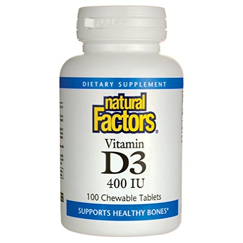 Preisvergleich Produktbild Vitamin D3 for Kids, Strawberry Flavour, 400 IU, 100 Chewable Tablets