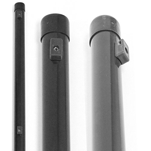 Gartenzaun Set Anthrazit – 8 Größen wählbar – Maschung 10 x 7,5 cm – RAL 7016 Schweißgitterzaun Zaunset Zaunpfosten Maschendraht Komplettset (0,8 x 25 Meter) - 2