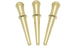 BRIMTOY Pack of 3 High mini cribbage pegs 22mm brass