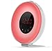 Produktbild DollylaStore LED Wake-Up Light Wecker Multi Licht Modi Sonnenaufgang Sonnenuntergang Simulation FM Radio Weihnachten Urlaub High-End-Geschenke