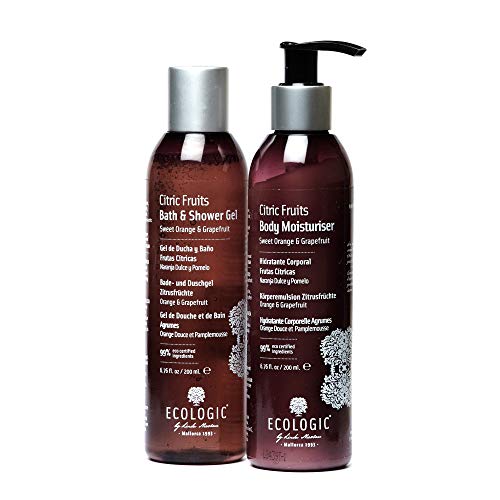 Pack Corporal Duo: Crema Hidratante Corporal y Gel de Ducha - 2 Unidades. Ecologic Cosmetics by Linda Nicolau. Bio cosmética sostenible, vegana, orgánica, ecológica, eco friendly y climate friendly