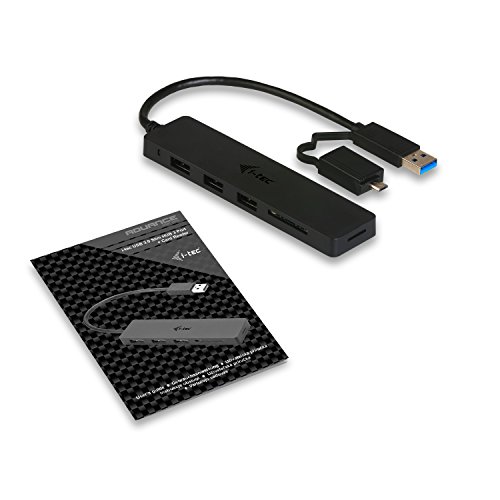 i-tec U3CR3HUB USB 3.0 Slim HUB 3-Port mit Speicherkartenlesegerät und OTG Adapter schwarz - 7