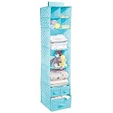 MÁS ESPACIO: En los 10 ingeniosos compartimentos del armario de tela (7 estantes normales y 3 cajones) hay espacio suficiente para muchos accesorios, que se pueden clasificar incluso por temáticas.