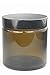 Pack of 4 x 120ml Amber Glass Cosmetic Jars with Black Lids. Suitable for Aromatherapy, Creams, Gels, Serums, Wax, Ointments etc