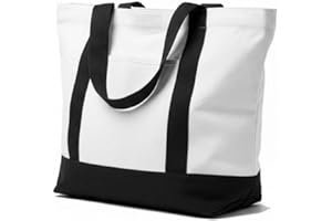 ELES VIDA Torba bawełniana, 50 x 40 x 16 cm, jakość premium, certyfikat Öko-Tex, wysokiej jakości torba materiałowa, torba do noszenia, bawełniana, na zakupy, jutowa