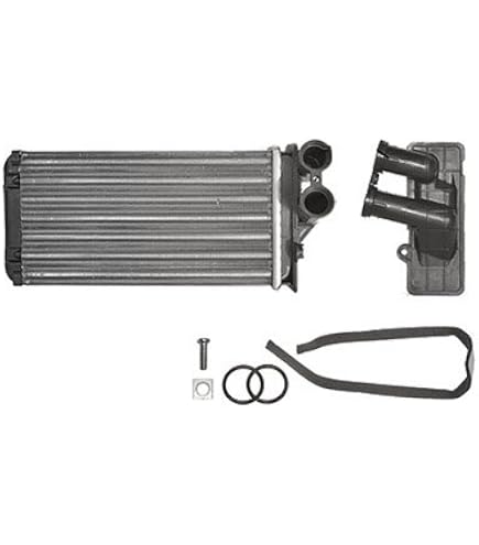 Radiateur De Chauffage RIDEX 467H0056 – Compatible Fiat 500, Panda, Abarth – Entrées 18 Mm, Plastique/aluminium