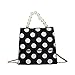 Produktbild Felicove Damen Handtasche, Fashion Dot Printed Pearl Umhängetasche Umhängetasche Handtasche