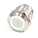 Produktbild Phobya Vandalismus / Klingeltaster 25mm Edelstahl, weiß Ring beleuchtet 6pin