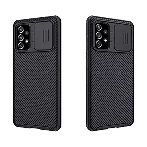 for Samsung Galaxy A72 5G/4G Case, Nillkin CamShield Pro Slim case Protective Cover Case with Camera Protector Hard PC and TPU Ultra Thin Anti-Scratch Phone Case for Samsung A72 4G/5G (Black)