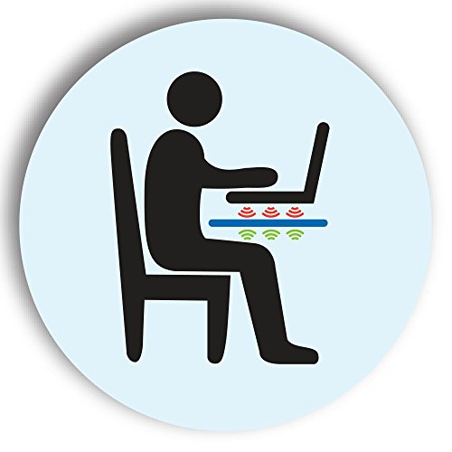 SYB – Laptop-Unterlage – Schutz vor EMF-Strahlung & Hitze (Schwarz) - 4